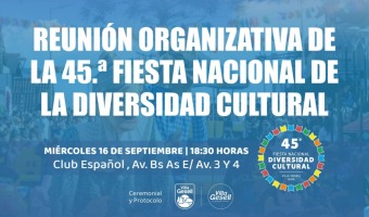 NUEVA REUNI�N ORGANIZATIVA DE LA FIESTA NACIONAL DE LA DIVERSIDAD CULTURAL
